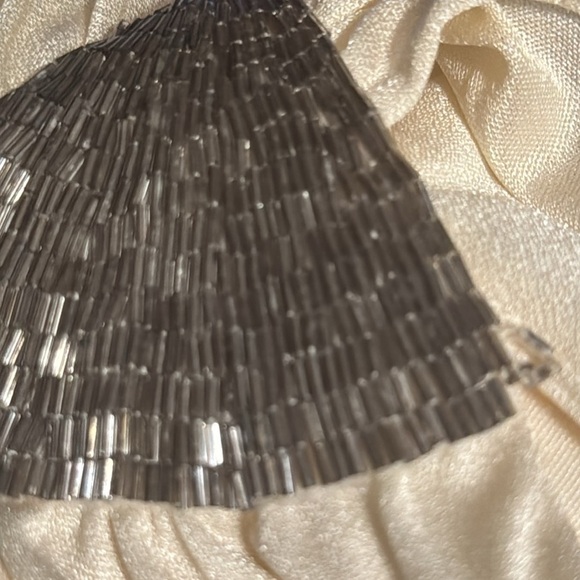 Harry Acton for After Five Vintage embellished draped back ivory gown maxi dress - Picture 12 of 12